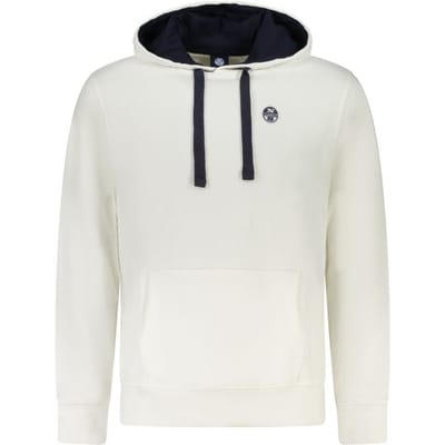 North Sails Witte Katoenen Heren Hoodie