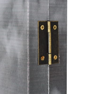 vidaXL - Kamerscherm - inklapbaar - Londen - bus - 120x170 - cm - zwart - en - wit
