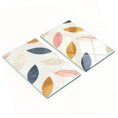 Multifunctionele decoratieve glazen planken in Scandinavische stijl, 2x30x52 cm
