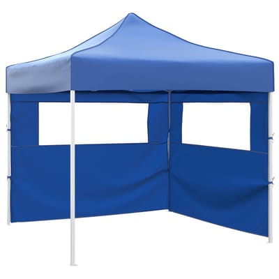 vidaXL - Partytent - 291 - x - 291 - x - 315 - cm - Blauw - Oxford - Stof