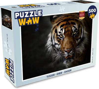 Puzzel Tijger - Dier - Roofdieren - Legpuzzel - Puzzel 500 stukjes