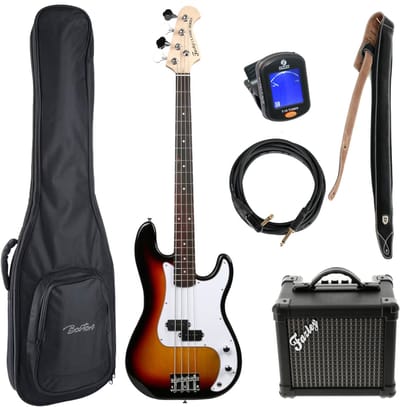 Basgitaar starterset Fazley Classic Series FPB118 Sunburst