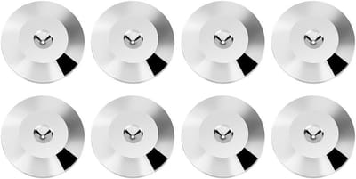 8-delige Set Spikes en Wasmachines voor Speakers, Universele Schokabsorberende Voetjes en Isolatiematten voor Versterkers en Audioapparatuur