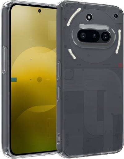 Hoesje - Geschikt voor Nothing Phone (3a) - Sterk & Shockproof - Hoes Cover - Siliconen Case - Telefoonhoesjes - Transparant