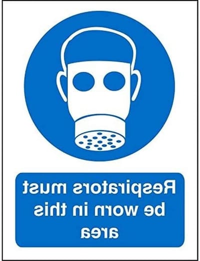 Verplicht Teken - Veiligheidsbord Gebod - Veilig Werken - Semi-stijve Kunststof - 200x300mm - Wit Blauw