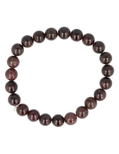 Granaat kralenarmband 7-8 mm