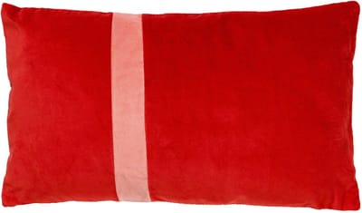 Dutch Decor PIPPA - sierkussen 30x50 cm - velvet - Aurora Red - rood - Inclusief binnenkussen - Luxe kussens voor woonkamer & bank