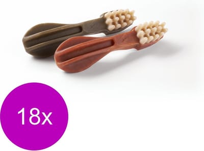 Whimzees Tandenborstel - Hondensnacks - 18 x Dental 18.8 cm Xlarge