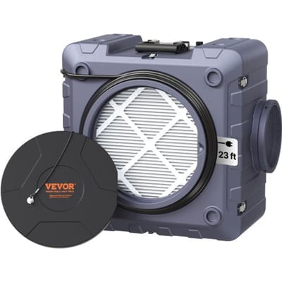 VEVOR Luchtreiniger met 3-Traps Stapelbare Negatieve Luchtmachine 550 CFM