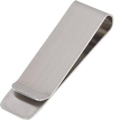 Fako Bijoux® - Geldclip - Moneyclip - RVS - Classic - 50x15mm - Zilverkleurig