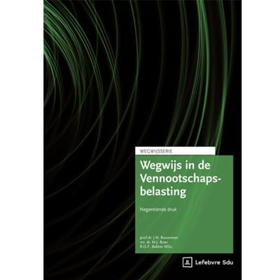 Wegwijs In De Vennootschapsbelasting - Wegwijsserie - Prof. Dr. J.N. Bouwman