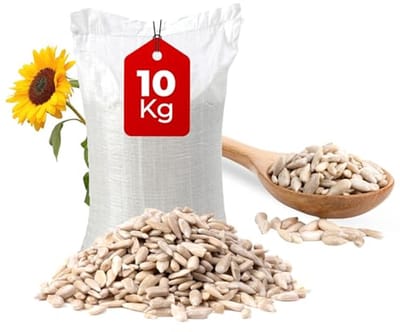 10kg Zonnebloemzaadjes - Voedsel voor vogels