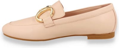 Double Heart Dames Mocassin Nude | Roze | Maat: 36