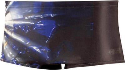 Beco Zwembroek Competition Heren Polyester Zwart/blauw Maat S
