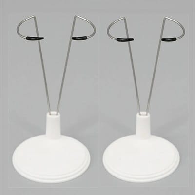 2 stuks Actiefiguur Standaard Plastic Poppen Display Stand Poppen Beugel Ondersteuning Verstelbare Poppen Standaard voor Past op 15-60cm Beer Poppen Speelgoed for doll 23-32cm