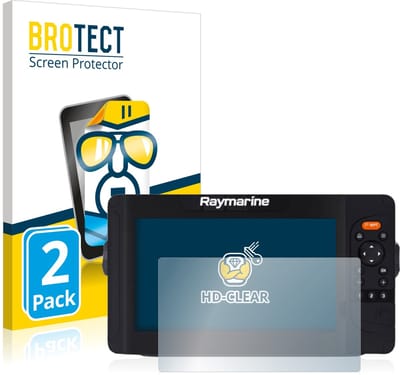 BROTECT - Screenprotector voor Raymarine Element 9 HV - Folie Beschermfolie transparant 2 Stuks