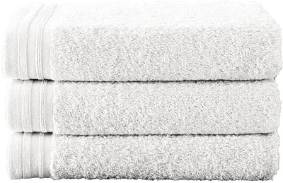 De Witte Lietaer Handdoeken Imagine White 50 x 100 cm - 3 stuks - Katoen