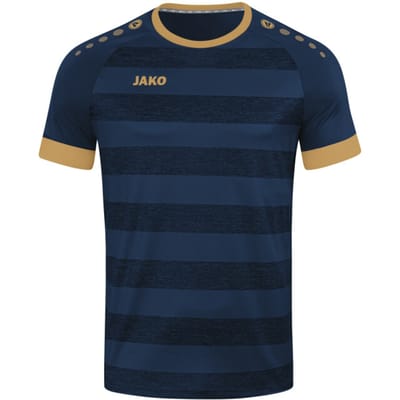 Jako Celtic Melange Shirt Korte Mouw Kinderen - Goud / Navy | Maat: 164