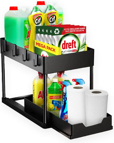 Comforder Gootsteenkast Organizer - Keuken Rek Under Sink - Gootsteenrek - Aanrecht Organizer