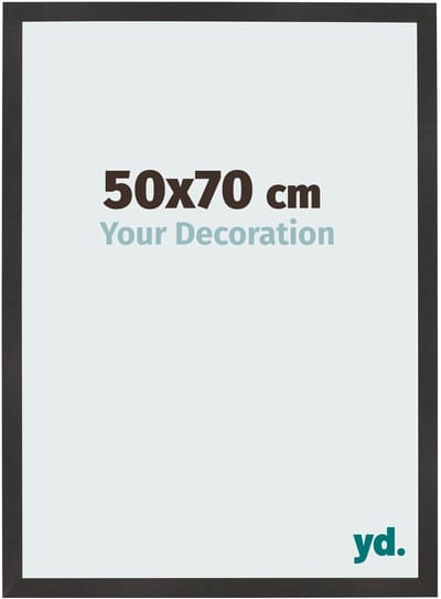 Your Decoration - Fotolijst 50x70 cm - MDF - Zwart Mat - Bologna
