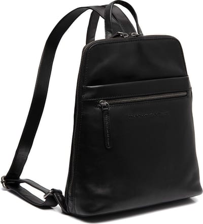 Chesterfield Linford Waxed Pull Up Rugzak - Zwart