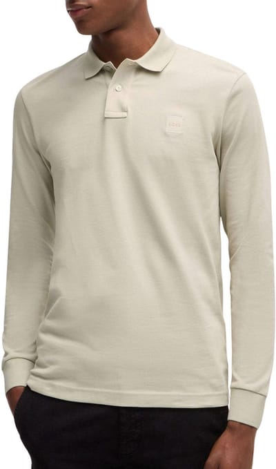 Boss Passerby Longsleeve Polo Heren - Maat S