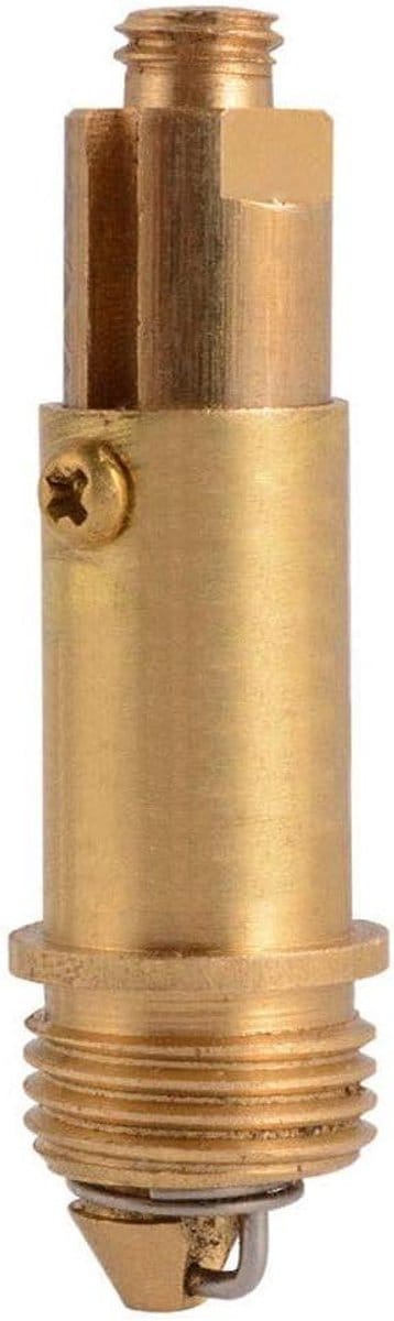 Wastafel Afvoer Plug - Badkamer Stop - Lekkage Voorkomen - Veermechanisme - 8mm Schroefdraad - Zilverkleurig