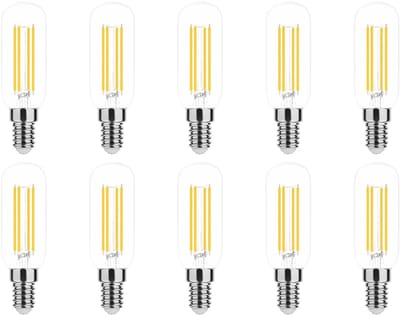 Modee E14 LED Lamp 3.5W - 350lm - 2700K - Warm Wit - LED Filament Lamp T25 - Vervangt 32W Halogeen Gloeilamp - 10 stuks