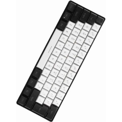 Gaming Toetsenbord USB 61 Toetsen RGB Achtergrondverlichting Ergonomisch Contrastkleur ABS Keycaps Bekabeld Toetsenbord voor veelkleurig