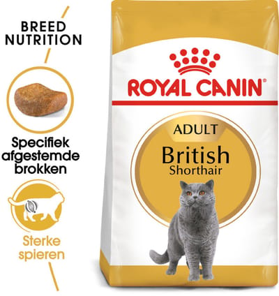 Royal Canin British Shorthair Adult - Kattenvoer - 6 x 2kg - Brits korthaar
