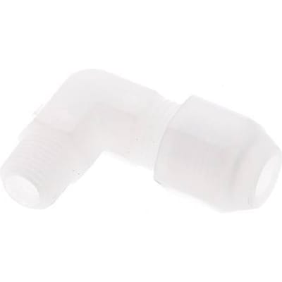 4x6mm & R1/8'' PP Elleboog Slangfitting met Mannelijke Schroefdraad 10bar/145psi [2 stuks]