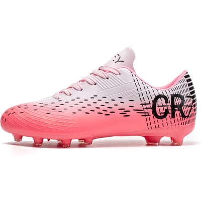 Professionele Voetbalschoenen Heren Buiten Lage Sport Voetbal Schoenen Schoenen Ag/Fg Lange Noppen Kunstgras Training 41 pink