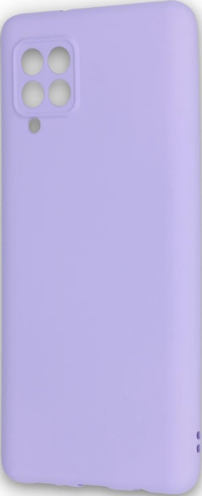 HB Hoesje Geschikt voor Samsung Galaxy A12 - Paars - Siliconen Back Cover