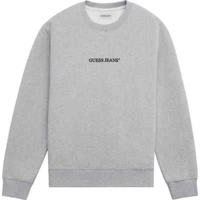 Guess Jeans Gj Cn Slim Logo Emb Sweatshirt Grijs XL Man