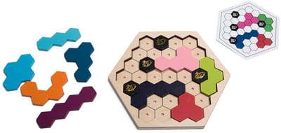 BS Toys Houten Puzzel Spel Bijtjezzz - 43-delig - Hout - Educatief Speelgoed - Bordspel - Vanaf 8 Jaar