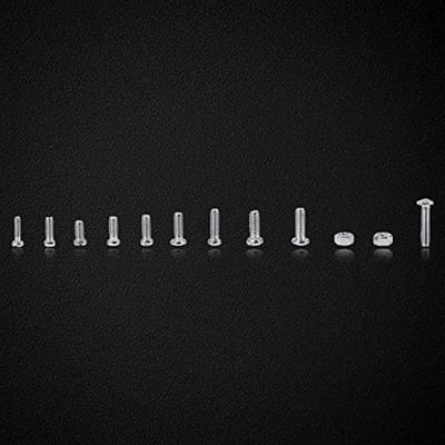 Set Zelftappende Schroeven M1-M1.6, 600 Stuks, Assortiment met Kleine Schroeven en Moeren voor Diverse Toepassingen
