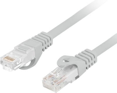 Lanberg - 2 m grijze Cat.6 UTP Ethernet-netwerkkabel PCU6-10CU-0200-S