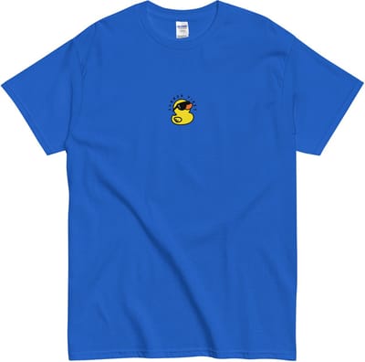 Grappig Dames en Heren Zomer Sferen T Shirt - Cartoon Badeendje Summer Vibes - Blauw - S