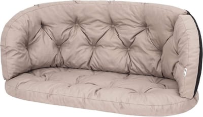 Tuinstoelkussen Beige voor Rattanstoel, Coconstoel en Tuinbank - Comfortabele Zit- en Rugkussens van Oxford-weefsel