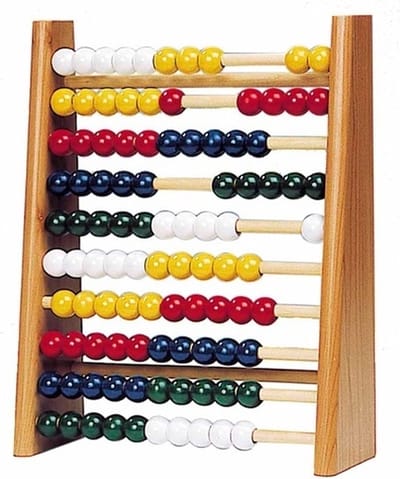 GOKI Educatief speelgoed - Telraam - 25X8X29Cm - Hout - 4 Jaar