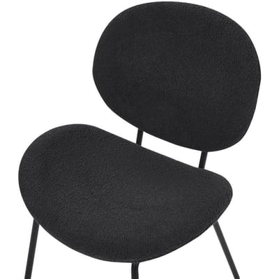 Kick Eetkamerstoel - Max. 150 kg - Hoog Comfort - 52 x 42 x 80 cm - Zwart