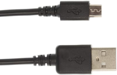 90cm Zwarte USB Oplaadkabel voor DAB Radio met 22AWG Koperdraad
