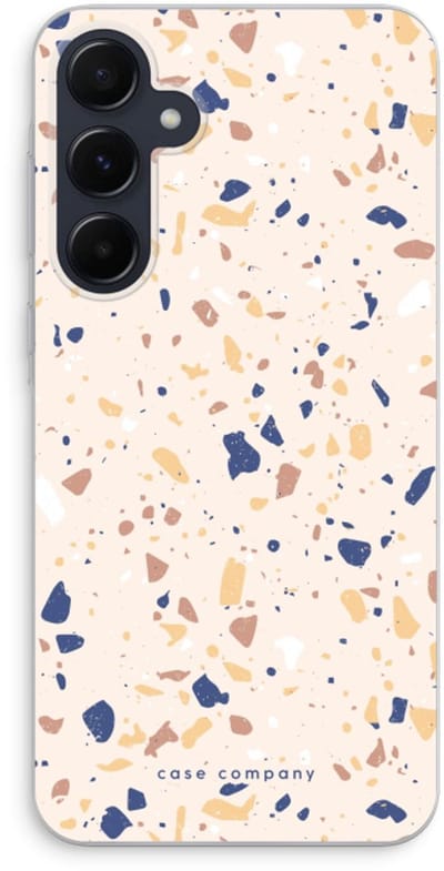 Case Company® - Hoesje geschikt voor Samsung Galaxy A55 hoesje - Terrazzo N°23 - Soft Cover Telefoonhoesje - Bescherming aan alle Kanten en Schermrand