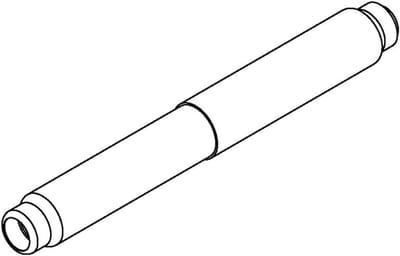 Kohler 1014647-CP onderdeel, gepolijst chroom, 1,00 x 8,50 x 1,00 inch