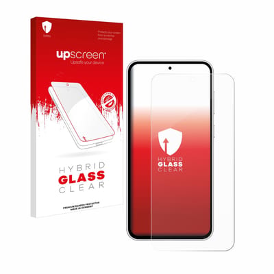 upscreen - Screenprotector voor Samsung Galaxy S23 FE - Folie Beschermfolie Beschermglas transparant