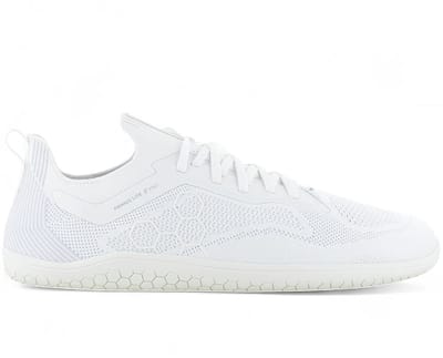 VivoBarefoot Primus Lite Knit M - Heren Barfußschuhe Minimalistische Schoenen Wit 309304-05 , Maat: EU 47 UK 12