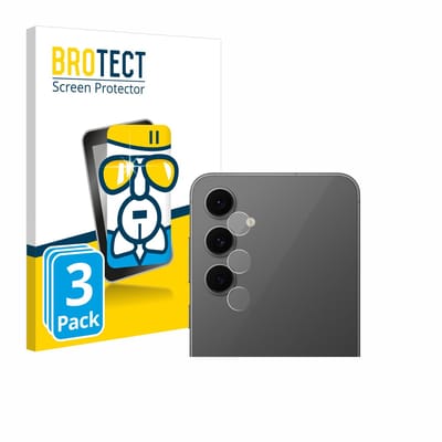 Screenprotector 3 Stuks voor Samsung Galaxy S24 FE (ALLEEN Camera Lens) Beschermglas transparant