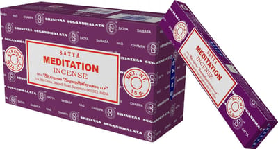 Wierook Satya Meditation - doos met 12 pakjes van 15 gram