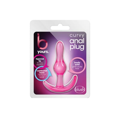B Yours - Gebogen Buttplug - Roze