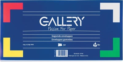 POCHET 50 OMSLAGEN114X229 80GR